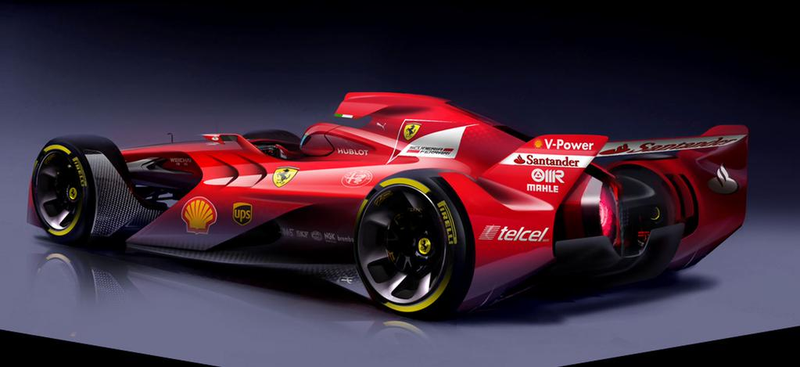 Illustration for article titled This Is Ferrari's Wild Future Of Formula One